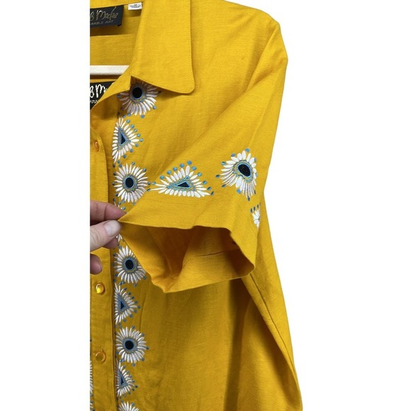 New Bob‎ Macke Wearable Art Linen 2 Pc. Outfit Size Medium (M) - Picture 10 of 12